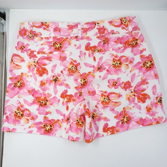 ISAAC MIZRAHI WMN'S Sz 8 LOT, Bundle of 5 Pairs Summer Shorts Solid, Print Lemon - Picture 6 of 12
